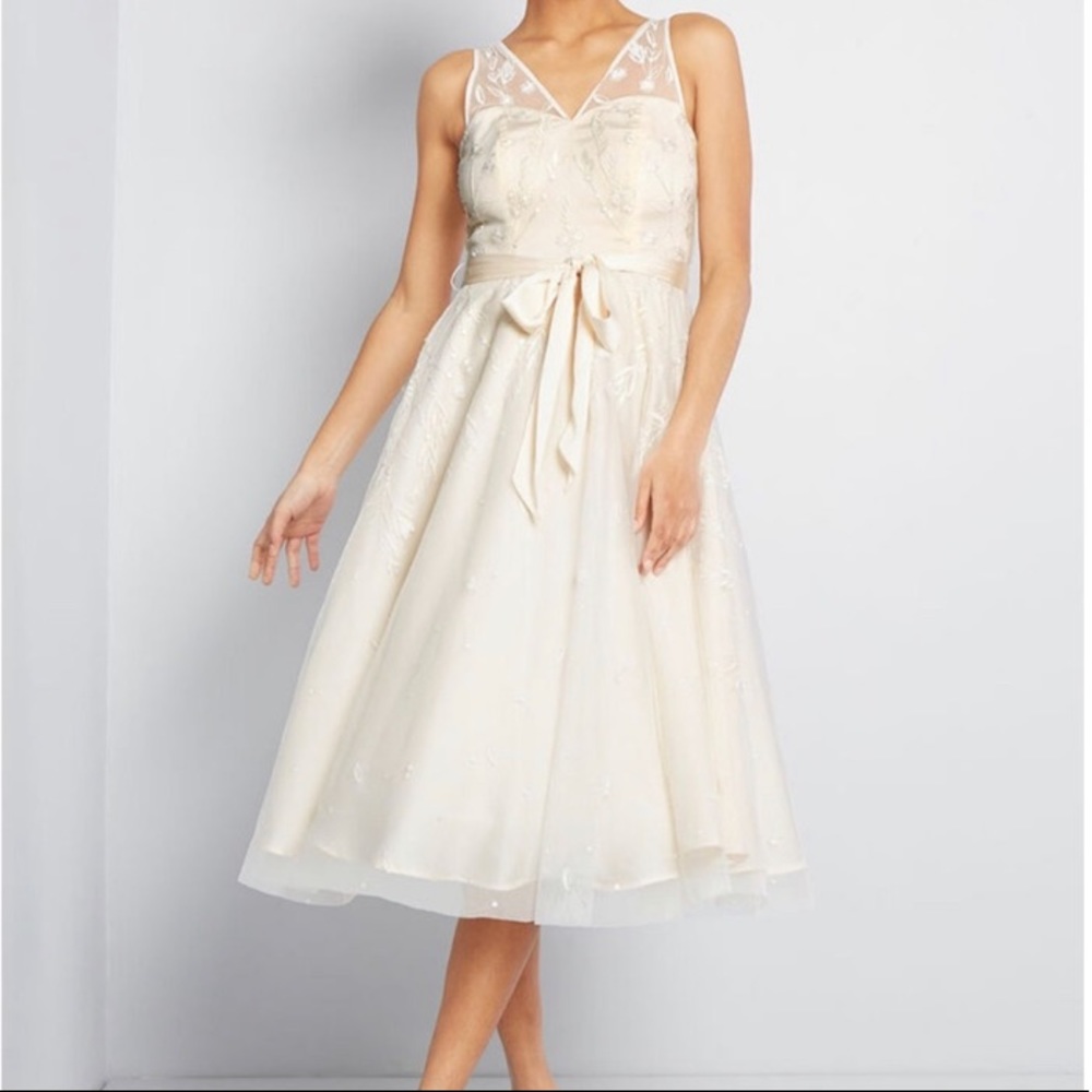 NWT Modcloth Wedding Dress “Flawless for the Occasion”